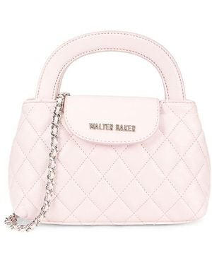 Walter Baker Mini Phoebe Quilted Leather Top Handle Bag - Pink