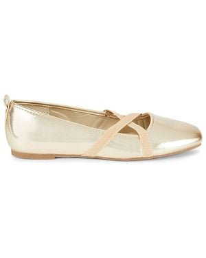Rachel Roy Calm Square Toe Ballet Flats - Natural