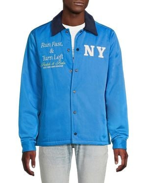 Scotch & Soda Satin Club Jacket - Blue