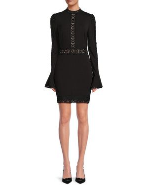 Bebe Embellished Waist Mini Dress in Black Lyst