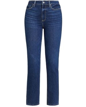 PAIGE Cindy Slim-Fit Cropped Jeans - Blue