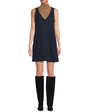 Rag & Bone Nala A-Line Minidress - Blue