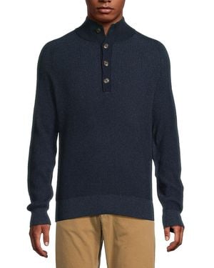 Amicale Classic Fit Cashmere Sweater - Blue