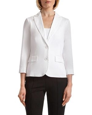 Capsule 121 Polite Solid Blazer - White