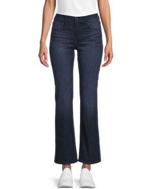 Joe's Jeans Petite Whiskered Bootcut Jeans - Blue