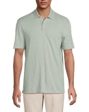 Vince Solid Short Sleeve Polo - Green