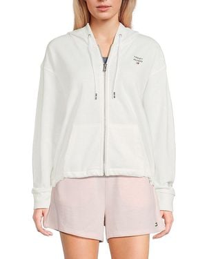 Tommy Hilfiger Lightweight Hooded Jacket - White