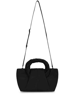 orYANY Cozy Twist Handle Leather Crossbody Bag - Natural