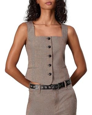 Rag & Bone Mariana Wool Vest - White