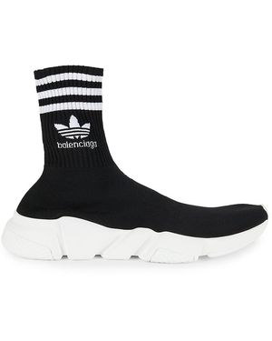 Balenciaga Speed Logo Sock Trainers - Black