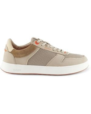 Swims Strada Textured Low-Top Sneakers - Blue