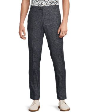 Sartorio Napoli Slub Wool-Silk Trousers - Blue