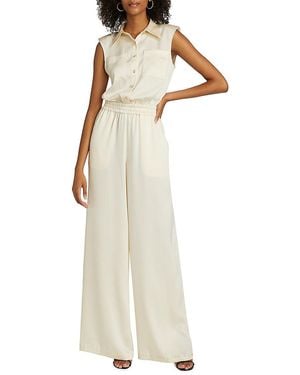 Ramy Brook Rabiya Sleeveless Straight-leg Jumpsuit - Natural