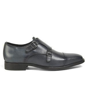 Kenneth Cole Charles 25Mm Leather Dress Shoes - Black