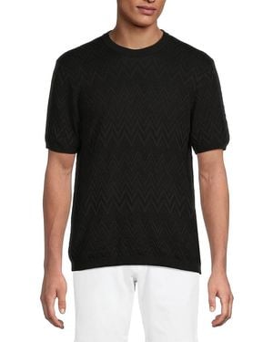 Missoni Zigzag Rib-knit Cotton-blend Sweater - Black
