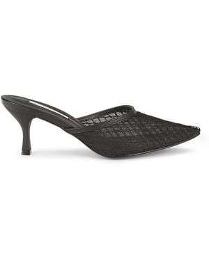 Saks Fifth Avenue Lara 63Mm Mesh Court Shoes - Black