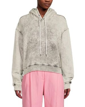 Stella McCartney Embroidered Logo Hooded Sweatshirt - Grey