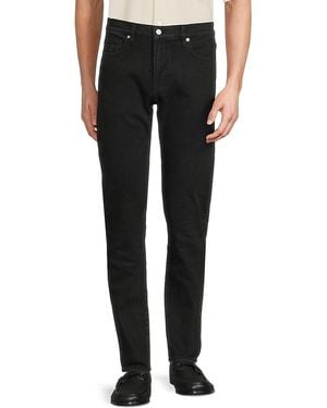 FRAME Cotton-Blend Slim-Fit Jeans - Gray