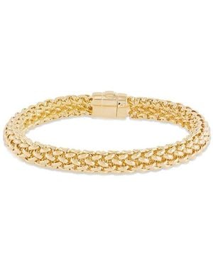 Saks Fifth Avenue 14K 7Mm Round Tessere Bracelet - Metallic