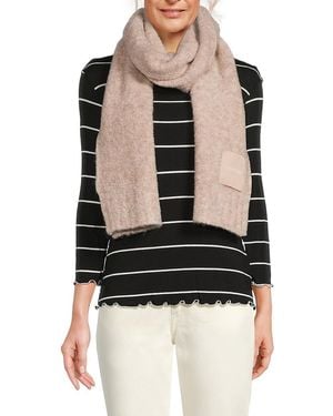Calvin Klein Knit Boucle Scarf - Black