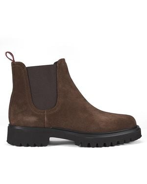 Bally Suede Chelsea Boots - Brown