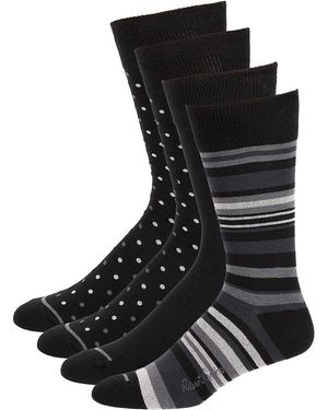 Robert Graham 4-Pack Crew Socks - Black