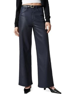 Joe's Jeans The Mia Petite Coated Wide Leg Jeans - Blue