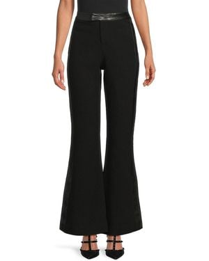 AS by DF Rory Wool Flared Trousers - Black