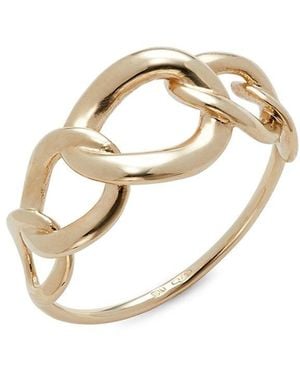 Saks Fifth Avenue 14k Yellow Gold Link Ring - Metallic