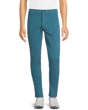 Greyson Armonk Flat Front Trousers - Blue