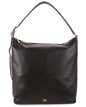 Sam Edelman Kara Leather Hobo Bag - Black