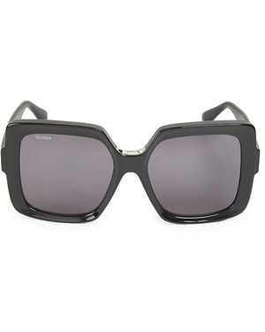 Max Mara 56Mm Square Sunglasses - Grey