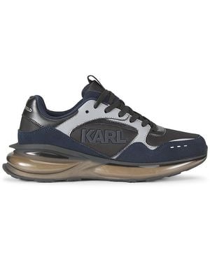 Karl Lagerfeld Logo Low-Top Sneakers - Blue