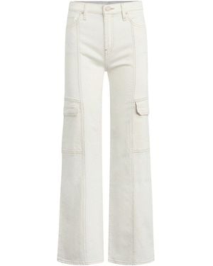 Hudson Jeans Rosie High-rise Cargo-style Jeans - White