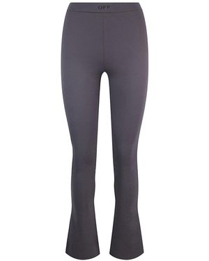 Off-White c/o Virgil Abloh Sleek Split Logo Leggings - Blue