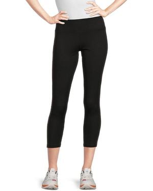 DKNY High Rise Cropped Leggings - Black