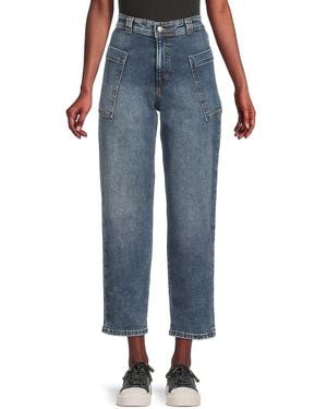 Joe's Jeans Barrel-Leg Jeans - Blue