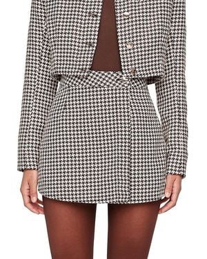DL1961 Andi Wrap Miniskirt - White