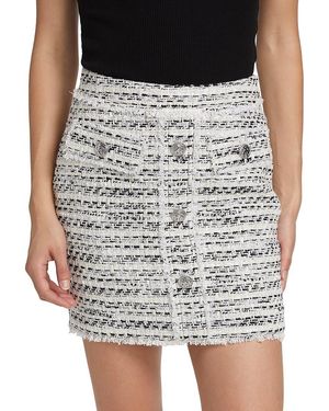 Generation Love Sandra Tweed Miniskirt - Black