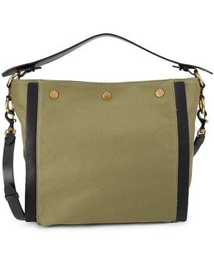 Rebecca Minkoff Leather Trim Shoulder Bag - Green