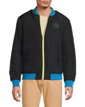 Scotch & Soda Reversible Bomber Jacket - Black