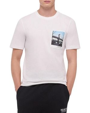 Helmut Lang K-Postcard Brooklyn Bridge T-Shirt - White