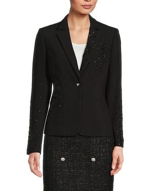 Karl Lagerfeld Embellished Blazer - Black