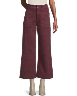 Joe's Jeans Wide-Leg Cargo Trousers - Purple