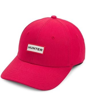 HUNTER Logo Cotton Baseball Cap - Pink