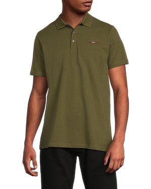 Bally Embroidered Logo Polo Shirt - Green