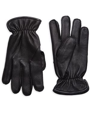 Hickey Freeman Leather Gloves - Black