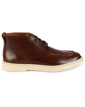 Allen Edmonds Harris Leather Chukka Boots - Brown