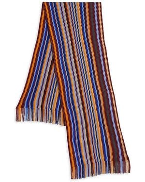 Missoni Chevron Wool-blend Scarf - Red