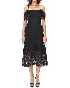 Rene Ruiz Lace Midi Dress - Black